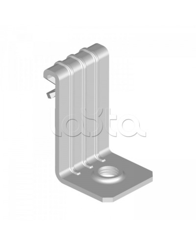 Зажим балочный вертикальный 1-5 мм с отгибом и резьбой М6 Промрукав (PR08.5861) в Липецке Аксессуары для лотков Pintop.ru