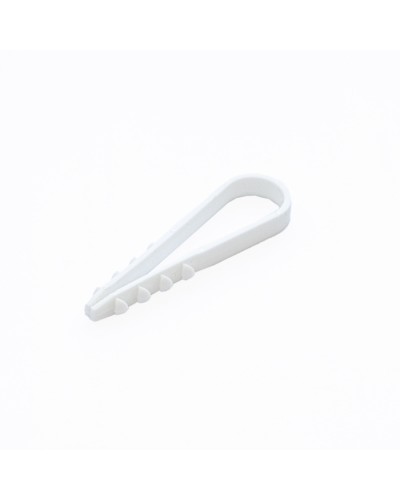 Дюбель-хомут для круглого кабеля d11-18 мм белый (10шт) Промрукав (PR08.6945) в Липецке Крепеж: Дюбели, шурупы, саморезы Pintop.ru