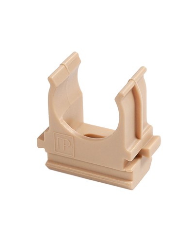 Крепёж-клипса для труб АБС-пластик сосна д20 в малой упаковке (10шт/1000шт уп/кор) Промрукав (PR13.0055) в Липецке Держатели, клипсы, скобы Pintop.ru