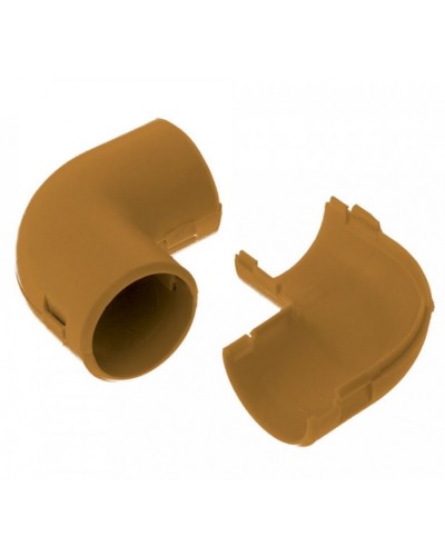 Соединитель угловой разборный бук д16 (5шт/700шт уп/кор) Промрукав (PR13.0247) в Липецке Повороты, муфты, тройники Pintop.ru