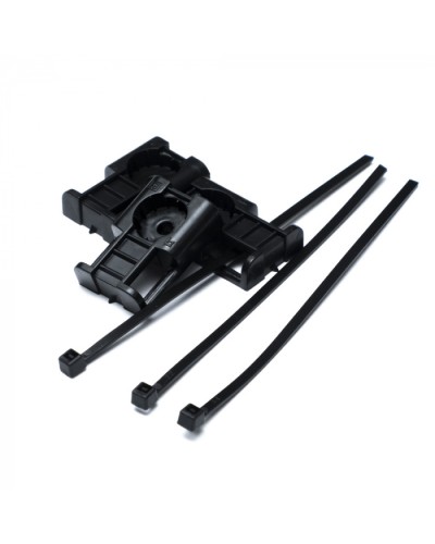 Комплекты крепления площадка для прямого монтажа черная со стяжкой 2,5х100 мм (100 шт) Промрукав (PR13.02513) в Липецке Аксессуары для кабель-канала Pintop.ru