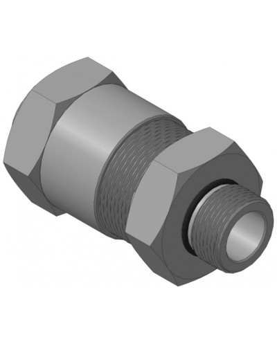 Кабельный ввод с резьбой G3/4 мм для прокладки кабеля в металлорукаве РЗ-ЦП-25, с уплотнением кабеля и проходным диаметром кабеля d=12-16 мм Спектрон КВМ-25/16-М-G3/4 в Липецке Аксессуары для кабель-канала Pintop.ru