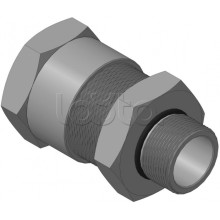 Кабельный ввод с резьбой М32х1,5 мм для открытой прокладки кабеля с проходным диаметром d=16-20 мм Спектрон КВН-20-Н-32х1,5