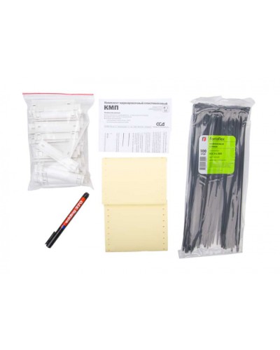 Комплект маркировочный пластмассовый КМП ССД (120808-00041) в Липецке Аксессуары для кабель-канала Pintop.ru