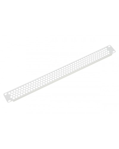 Фальшпанель в шкаф 19 1U перфорированная ЦМО ФП-1.4-9005 в Липецке Аксессуары для стоек и шкафов Pintop.ru