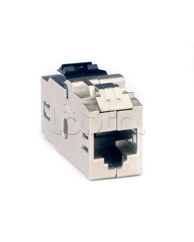 Модуль Keystone RJ45 CAT6 проходной экранированный, серебристый DKC RNK6FESL в Липецке Модули Keystone Pintop.ru