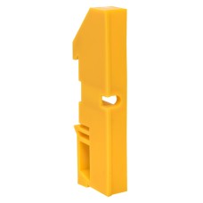 Изолятор на DIN-рейку желтый EKF (ak-1-4-y)