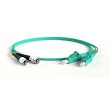 Патч-корд волоконно-оптический Hyperline FC-D2-503-LC/PR-LC/PR-H-50M-LSZH-AQ