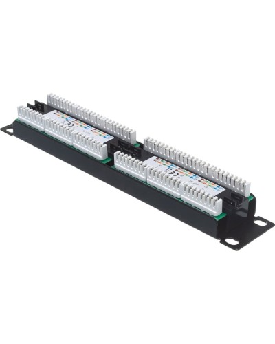 Панель коммутационная 10, 1U, 12 портов UTP, RJ-45, CAT 5e REXANT 04-0025 в Липецке Патч панель Pintop.ru