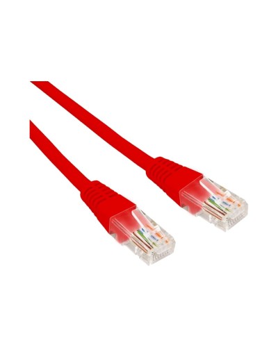 Патч-корд U/UTP, CAT 6, RJ45-RJ45, 26AWG, LSZH, красный, 0,3м REXANT 02-0293-03 в Липецке Патчкорды (медные) Pintop.ru