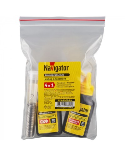 Набор для пайки Navigator 93 145 NEM-Ph01-H4 (4 шт) в Липецке Аксессуары для кабель-канала Pintop.ru