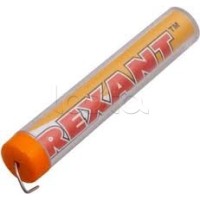 Припой с канифолью 10 гр.d=1.0 мм (Sn60 Pb40 Flux 2.2%) (20шт/уп) REXANT (09-3101)