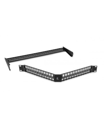 Угловая модульная патч-панель 19, 48 портов, 1U Cabeus (PLBHD-48-CON) в Липецке Патч панель Pintop.ru