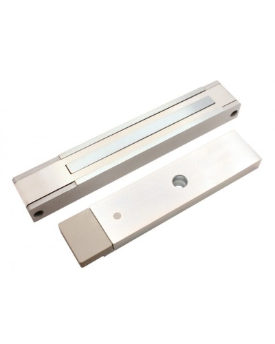 Электромагнитный замок с датчиком состояния двери ALeko ALM-300P (12В серый) в Липецке Электромагнитные замки Pintop.ru