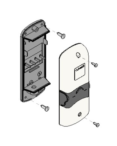 Корпус приемника DTA01 DTA02 DBS01 DBS02 Came 119RIR256 в Липецке Запчасти для шлагбаумов и автоматики Pintop.ru
