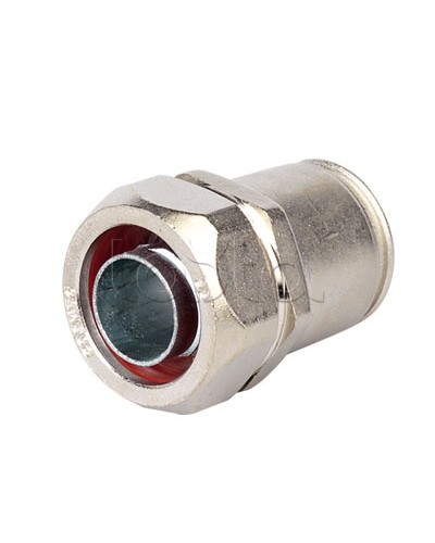 Муфта металлорукав DN 40-жесткая труба д.40мм, IP66/IP67, никелированная латунь DKC 6117-40 в Липецке Повороты, муфты, тройники Pintop.ru