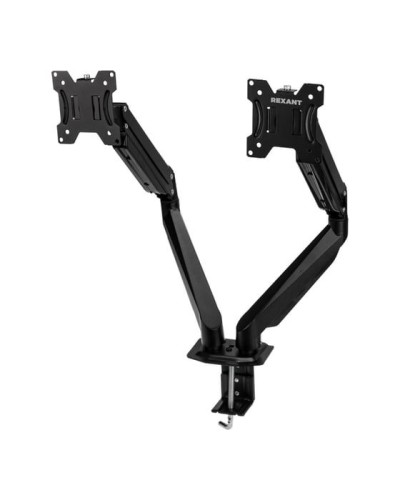 Кронштейн для двух мониторов 13-32, настольный с газлифтом, серия PROFI REXANT 38-0357 в Липецке Системы видеонаблюдения Pintop.ru