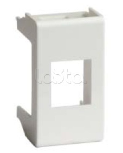 Адаптер для информационных разъемов AVAYA-SYSTIMAX, «Viva», 1 мод., белый DKC 45006 в Липецке Аксессуары для стоек и шкафов Pintop.ru