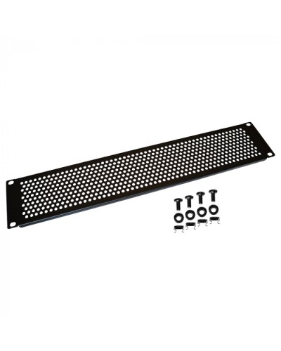 19 вентиляционная фальш-панель 2U, черная LANMASTER (LAN-DC-VNP-2U) в Липецке Вентиляторные модули Pintop.ru