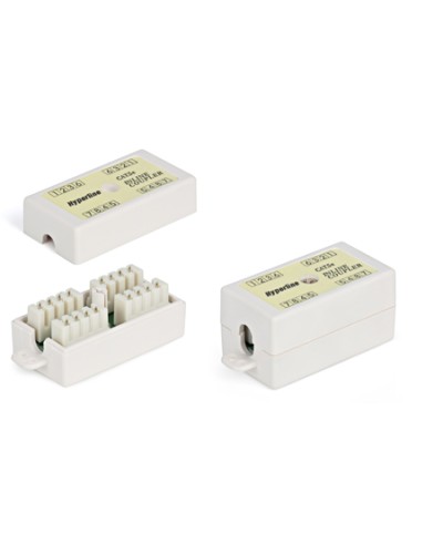 Адаптер проходной (coupler), Dual IDC, категория 5e, 4 пары Hyperline CA-IDC-C5E-WH в Липецке Проходные адаптеры Pintop.ru
