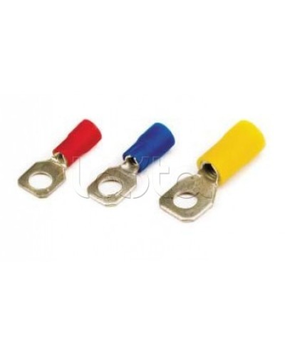 Наконечник с отверстием под винт ф5,2мм, с изолированным фланцем, для сечения провода 2,5-6,0мм2 DKC (2C5P) в Липецке Держатели, клипсы, скобы Pintop.ru