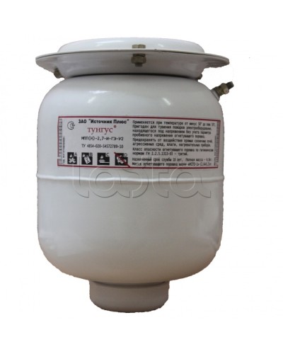 Модуль порошкового пожаротушения термостойкого исполнения Источник-плюс Тунгус-МПП(Н-Т1)-2,7(н)-И-ГЭ-У2 в Липецке Модули порошковые Pintop.ru