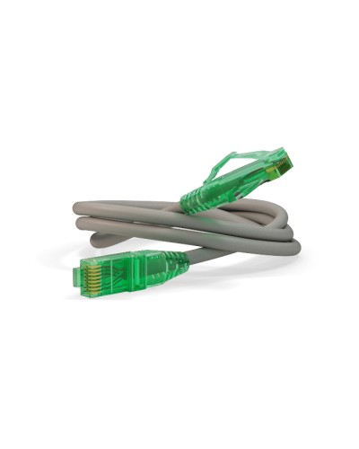 Патч-корд U/UTP Hyperline PC-LPM-UTP-RJ45-RJ45-C6a-1.5M-LSZH-GY в Липецке Патчкорды (медные) Pintop.ru