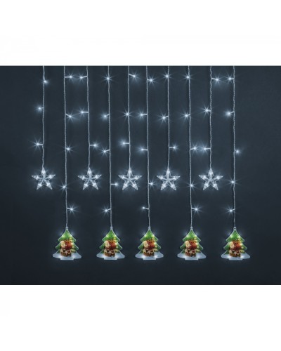 Гирлянда Navigator 95 027 NGF-D037-04 (бахрома звезды и елки WW 3*0.6м IP20) в Липецке Источники света(Лампы) Pintop.ru