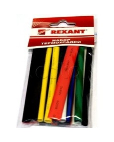 Набор термоусадочных трубок №2 (АВТО импорт) (10шт/уп) REXANT 29-0102 в Липецке Аксессуары для кабель-канала Pintop.ru