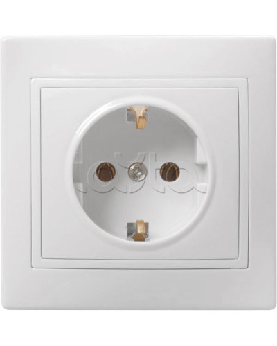 Розетка «Кварта» 2Р+Е, 1 модуль, без шторок, для скрытого монтажа IEK (ERK14-K01-16-DM) в Липецке Аксессуары для кабель-канала Pintop.ru