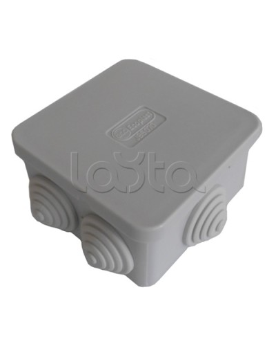 Коробка распределительная о/п 70х70х40, 6 вых Экопласт 44056-1 в Липецке Распределительные коробки Pintop.ru