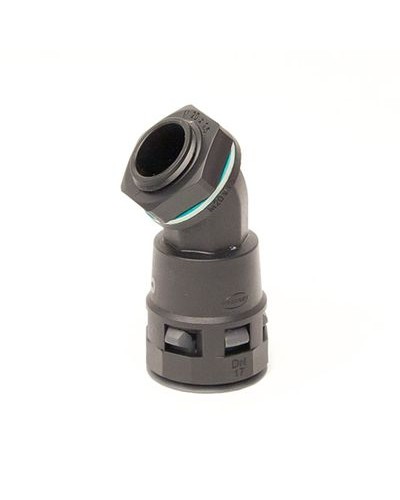 Монтажный комплект муфта 45 грд. труба-коробка DN 29 мм, М32х1,5, полиамид, цвет черный DKC PACL29M32N в Липецке Крепеж: Дюбели, шурупы, саморезы Pintop.ru