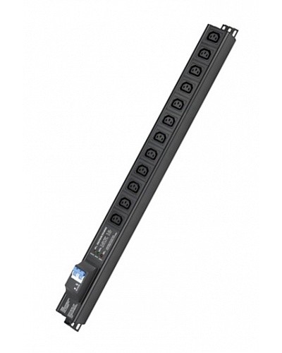 Блок распределения питания вертикальный для 19 шкафов DKC R5VIEC12CBOP в Липецке Блоки розеток Pintop.ru