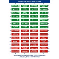 Оповещатель табло полусферическое световое Электротехника и Автоматика ЛЮКС-24 "Пожарный гидрант"