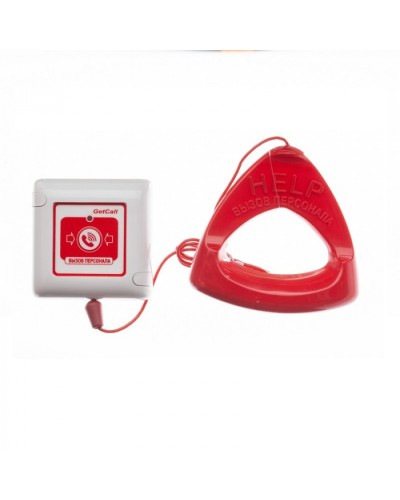 Кнопка со шнуром проводная аналоговая влагозащищенная Getcall GC-0423W1 в Липецке Переговорные устройства Pintop.ru