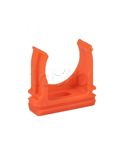 Крепеж-клипса d25 мм (10 шт) оранжевая EKF-Plast (derj-z-25o) в Липецке Держатели, клипсы, скобы Pintop.ru