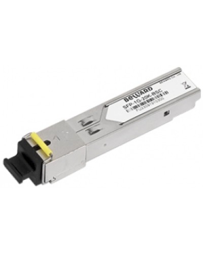 парный низковольтный оптический одномодовый одноволоконный приёмопередатчик форм-фактора SFP Beward SFP-1G-20K-BSC в Липецке Системы видеонаблюдения Pintop.ru