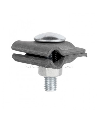 Зажим прута универсальный малый (пластина 30х30мм), HZ EKF (lp-51510) в Липецке Крепежные изделия Pintop.ru