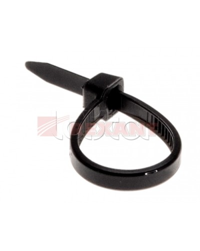 Хомут-стяжка нейлоновый 2.5х60 мм чёрный (100шт/уп) REXANT 07-0061 в Липецке Стяжки-хомуты Pintop.ru