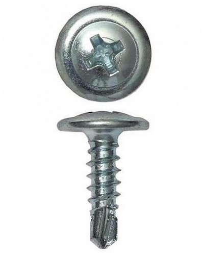 Саморез с пресс-шайбой 4.2x19 со сверлом DKC CM274019 в Липецке Крепеж Pintop.ru