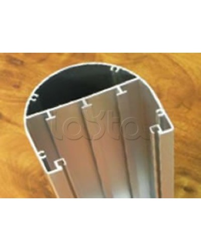 Колонна алюминевая под суппорт (односторонняя) 660мм Экопласт 70166 в Липецке Системы лючков и колонн Pintop.ru