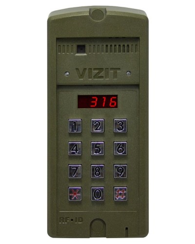 Блок вызова для совместной работы с БУД-302 Vizit БВД-316RCP в Липецке Блоки вызова многоабонентные Pintop.ru