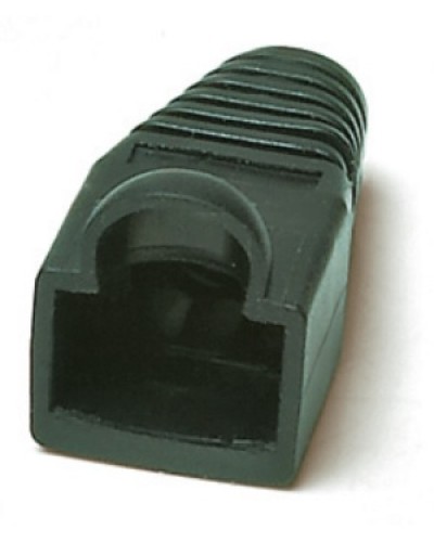 Изолирующий колпачок для разъемов RJ-45, черный (10 шт.) Hyperline BOOT-BK-10 в Липецке Коннекторы и разъемы Pintop.ru