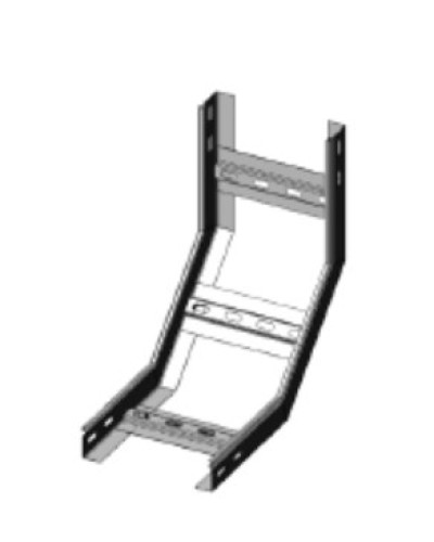 Угол вертикальный внутренний 90° 300х80 (1,2) для лестничного лотка ПожТехКабель (650-914) в Липецке Кабельные лотки Pintop.ru