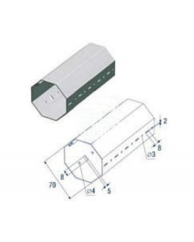 Выходной фланец G12000 Came 119RIG112 в Липецке Запчасти для шлагбаумов и автоматики Pintop.ru