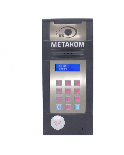 Многоабонентый антивандальный блок вызова со встроенной видеокамерой Метаком MК2018-TMRFGV в Липецке Блоки вызова многоабонентные Pintop.ru