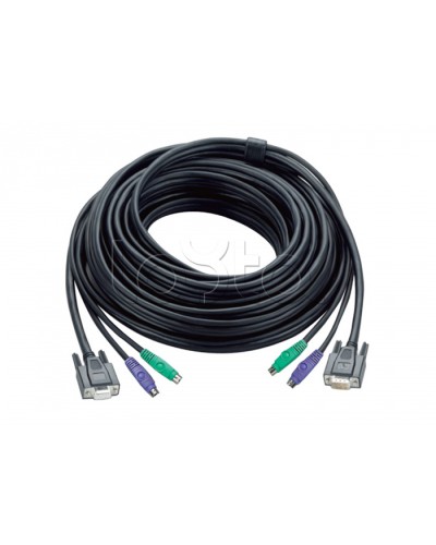 КВМ-кабель с интерфейсами PS/2, VGA (20м) ATEN 2L-1020P в Липецке Видеоусилители, Модуляторы, Делители Pintop.ru
