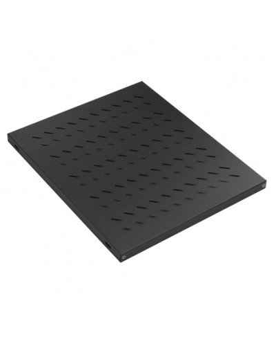 Полка стационар. 19, для шкафов глуб. 600, 370мм, нагрузка 50 кг, чер. Datarex DR-421111 в Липецке Полки для шкафов и стоек Pintop.ru