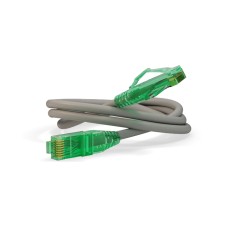Патч-корд RJ45-RJ45, 4 пары, UTP, кат.6a, LSZH (5м) Hyperline PC-LPM-UTP-RJ45-RJ45-C6a-5M-LSZH-GY