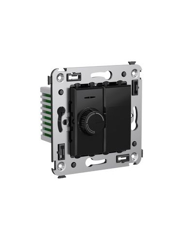 Диммер поворотный в стену, Avanti, Черный квадрат DKC 4402133 в Липецке Аксессуары для стоек и шкафов Pintop.ru